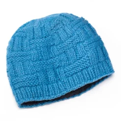 SIJJL Ribbed Wool Beanie Hat