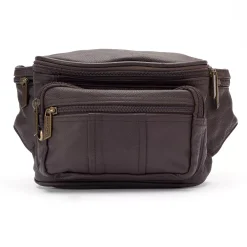 AmeriLeather Easy Traveler Leather Fanny Pack