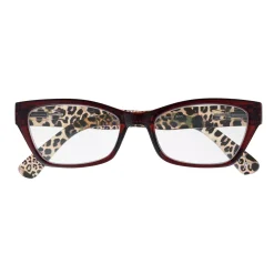 Alternative view of Women's Modera By Foster Grant Marcia Leopard Cat-Eye Reading Glasses