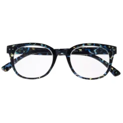 Alternative view of Women's Modera By Foster Grant Kinsley Blue Leopard Square Reading Glasses