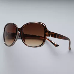 Women's Simply Vera Vera Wang Birdie Midsize Square Sunglasses