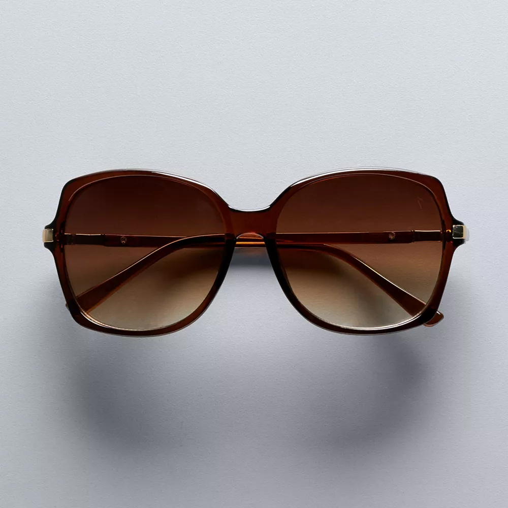 Women's Simply Vera Vera Wang 69mm Carey Large Square Sunglasses 3 Women's Simply Vera Vera Wang 69mm Carey Large Square Sunglasses - Image 3