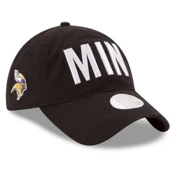 Women's New Era Black Minnesota Vikings Hometown 9TWENTY Adjustable Hat -SHED RAIN Sales Store 4045334 ALT3