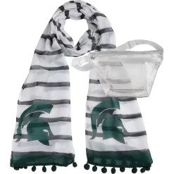 Alternative view of Michigan State Spartans Fanny Pack Scarf Set
