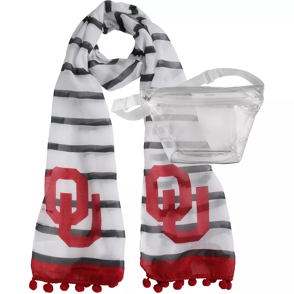 Oklahoma Sooners Fanny Pack Scarf Set 1 Oklahoma Sooners Fanny Pack Scarf Set