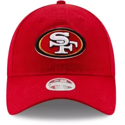 Women's New Era Scarlet San Francisco 49ers Core Classic Primary 9TWENTY Adjustable Hat 6 Women's New Era Scarlet San Francisco 49ers Core Classic Primary 9TWENTY Adjustable Hat -SHED RAIN Sales Store 4287075 ALT2