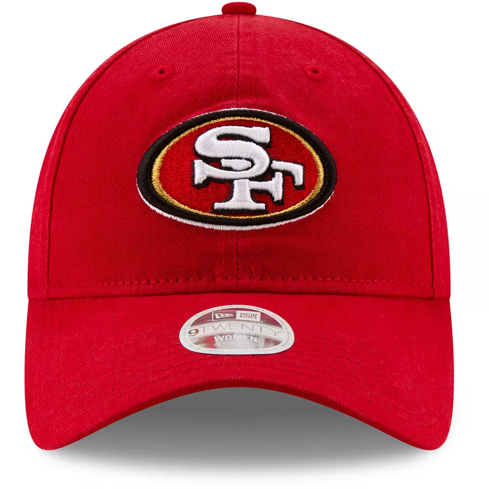 Women's New Era Scarlet San Francisco 49ers Core Classic Primary 9TWENTY Adjustable Hat 3 Women's New Era Scarlet San Francisco 49ers Core Classic Primary 9TWENTY Adjustable Hat - Image 3