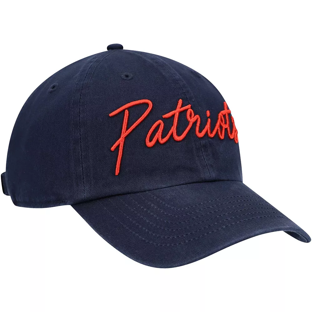 Women's '47 Navy New England Patriots Vocal Clean Up Adjustable Hat 4 Women's '47 Navy New England Patriots Vocal Clean Up Adjustable Hat - Image 4