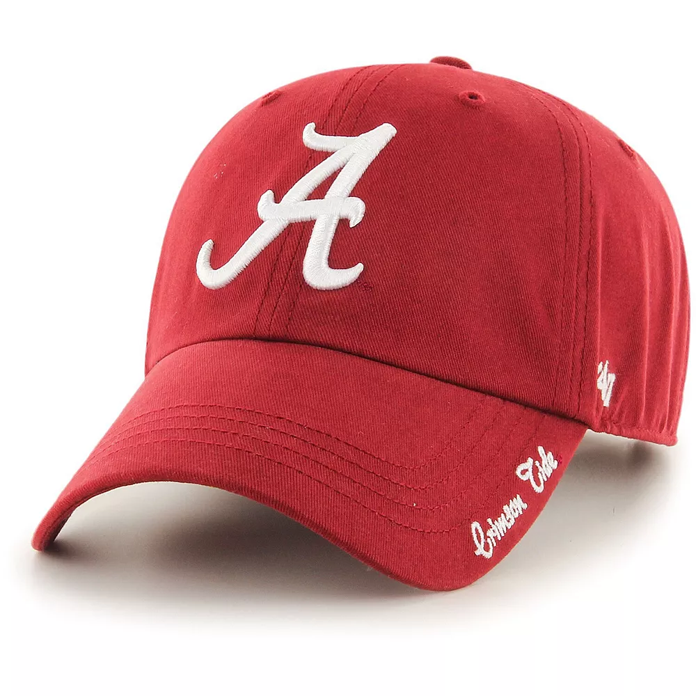 Women's '47 Crimson Alabama Crimson Tide Miata Clean Up Logo Adjustable Hat 2 Women's '47 Crimson Alabama Crimson Tide Miata Clean Up Logo Adjustable Hat - Image 2