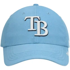 Unbranded Women's '47 Light Blue Tampa Bay Rays Team Miata Clean Up Adjustable Hat -SHED RAIN Sales Store 4831700 ALT2