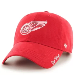 Women's '47 Red Detroit Red Wings Team Miata Clean Up Adjustable Hat 3 Women's '47 Red Detroit Red Wings Team Miata Clean Up Adjustable Hat -SHED RAIN Sales Store 4847146 ALT