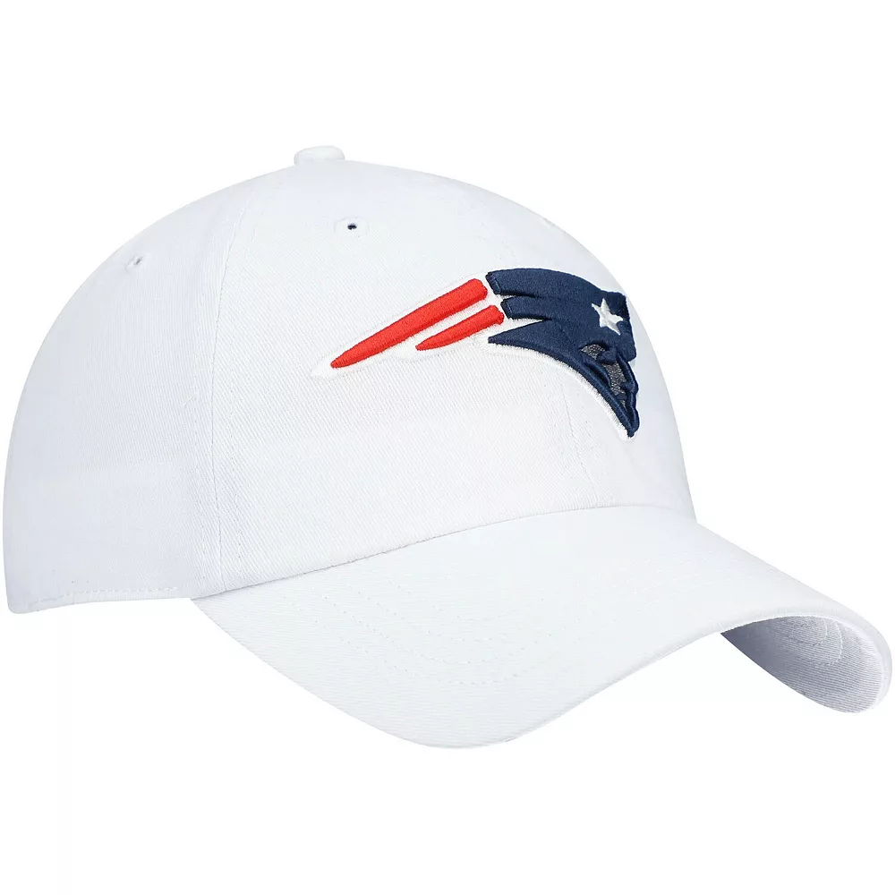 Women's '47 White New England Patriots Miata Clean Up Logo Adjustable Hat 4 Women's '47 White New England Patriots Miata Clean Up Logo Adjustable Hat - Image 4
