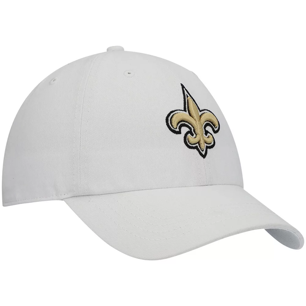 Women's '47 White New Orleans Saints Miata Clean Up Logo Adjustable Hat 4 Women's '47 White New Orleans Saints Miata Clean Up Logo Adjustable Hat - Image 4