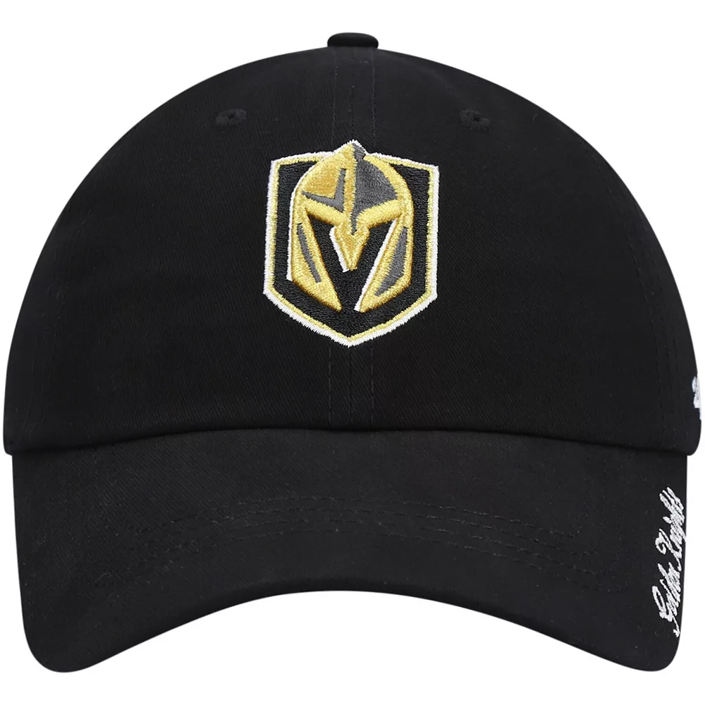 Women's '47 Black Vegas Golden Knights Team Miata Clean Up Adjustable Hat 3 Women's '47 Black Vegas Golden Knights Team Miata Clean Up Adjustable Hat - Image 3