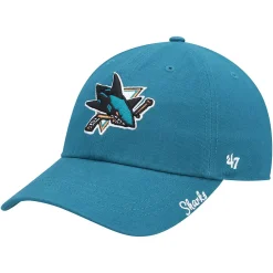 Women's '47 Teal San Jose Sharks Team Miata Clean Up Adjustable Hat 5 Women's '47 Teal San Jose Sharks Team Miata Clean Up Adjustable Hat -SHED RAIN Sales Store 4918731 ALT