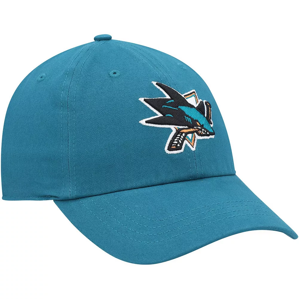 Women's '47 Teal San Jose Sharks Team Miata Clean Up Adjustable Hat 4 Women's '47 Teal San Jose Sharks Team Miata Clean Up Adjustable Hat - Image 4