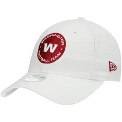 Women's New Era White Washington Football Team Alternate Logo Vital 9TWENTY Adjustable Hat 5 Women's New Era White Washington Football Team Alternate Logo Vital 9TWENTY Adjustable Hat -SHED RAIN Sales Store 4919090 ALT