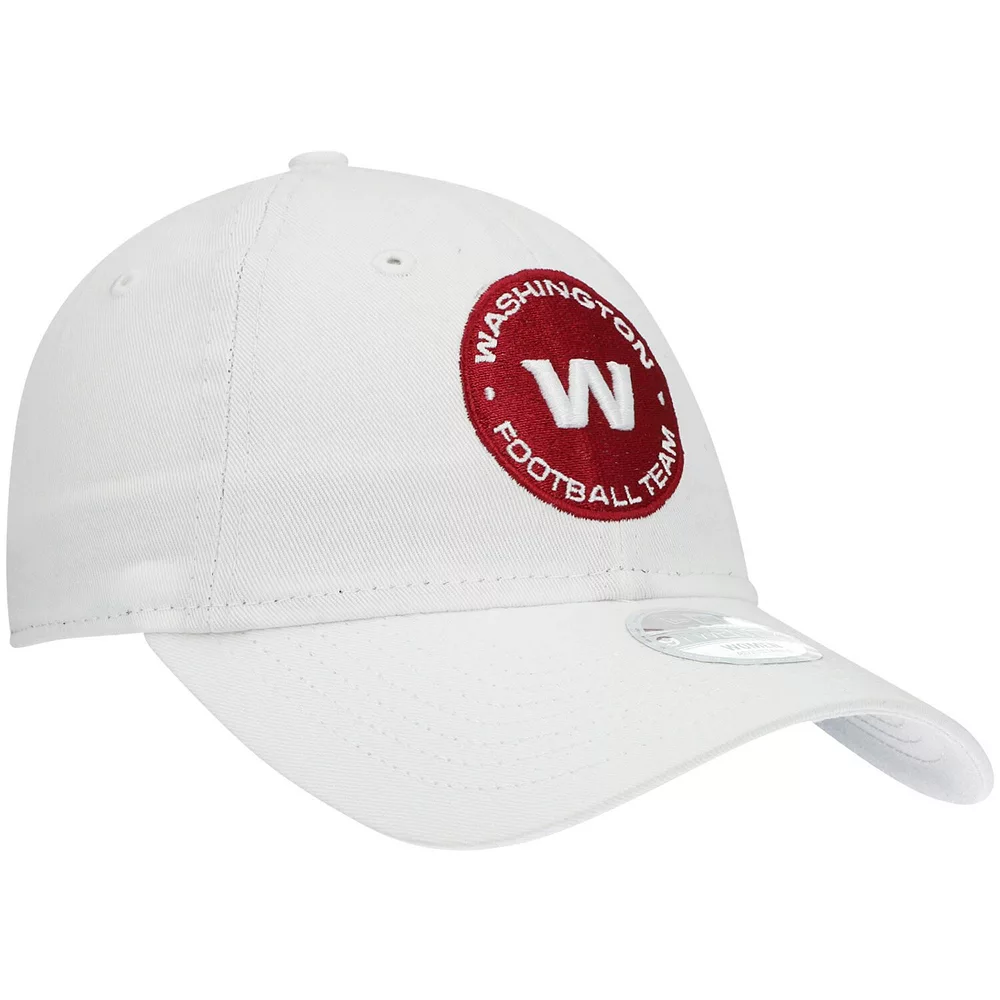 Women's New Era White Washington Football Team Alternate Logo Vital 9TWENTY Adjustable Hat 4 Women's New Era White Washington Football Team Alternate Logo Vital 9TWENTY Adjustable Hat - Image 4