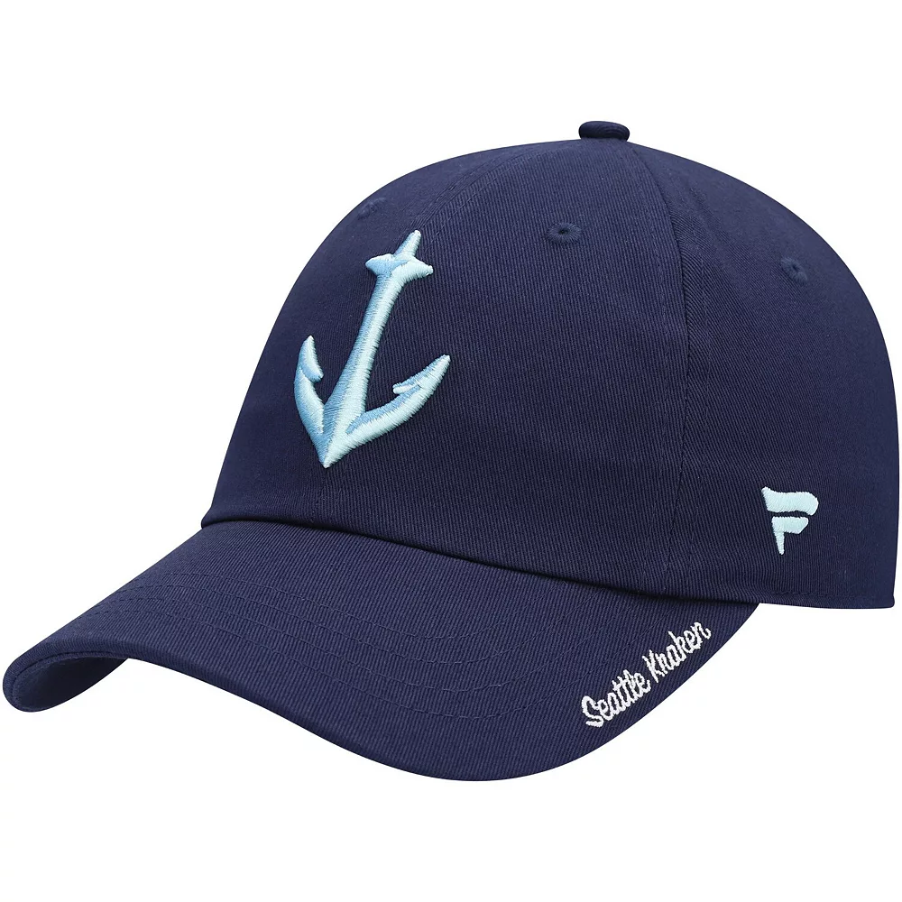 Women's Fanatics Branded Deep Sea Blue Seattle Kraken Secondary Logo Adjustable Hat - Image 2