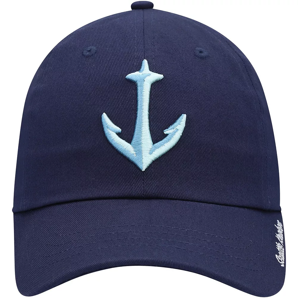Women's Fanatics Branded Deep Sea Blue Seattle Kraken Secondary Logo Adjustable Hat - Image 3