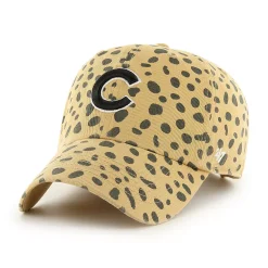 Women's '47 Tan Chicago Cubs Cheetah Clean Up Adjustable Hat 3 Women's '47 Tan Chicago Cubs Cheetah Clean Up Adjustable Hat -SHED RAIN Sales Store 4982685 ALT