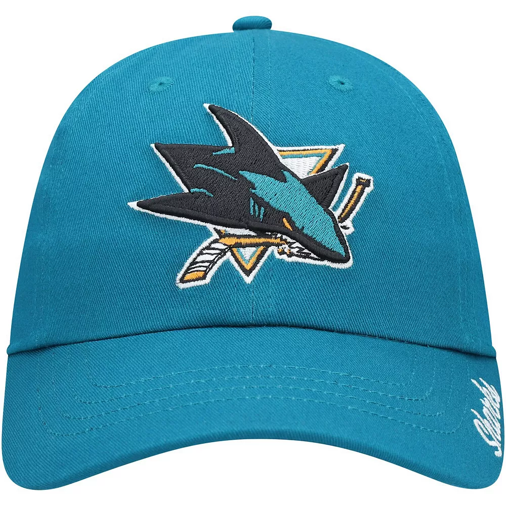 Women's Fanatics Branded Teal San Jose Sharks Core Primary Logo Adjustable Hat 3 Women's Fanatics Branded Teal San Jose Sharks Core Primary Logo Adjustable Hat - Image 3