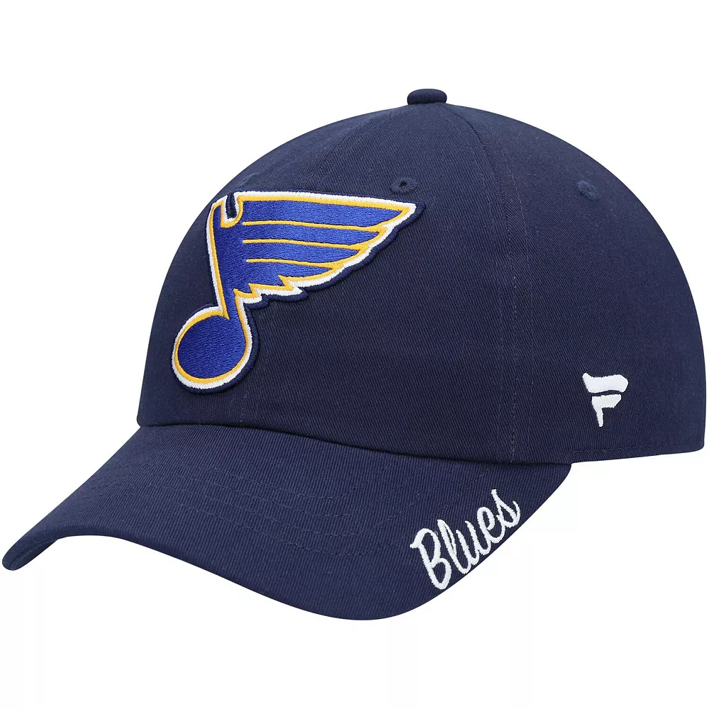 Women's Fanatics Branded Navy St. Louis Blues Primary Logo Adjustable Hat 1 Women's Fanatics Branded Navy St. Louis Blues Primary Logo Adjustable Hat