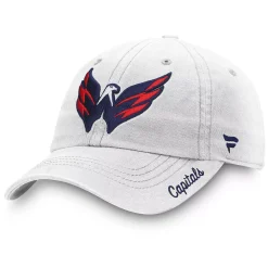 Alternative view of Men's Fanatics Branded White Washington Capitals Core Fundamental Adjustable Hat