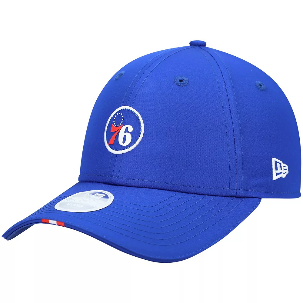 Women's New Era Royal Philadelphia 76ers Micro Patch 9FORTY Adjustable Hat 2 Women's New Era Royal Philadelphia 76ers Micro Patch 9FORTY Adjustable Hat - Image 2