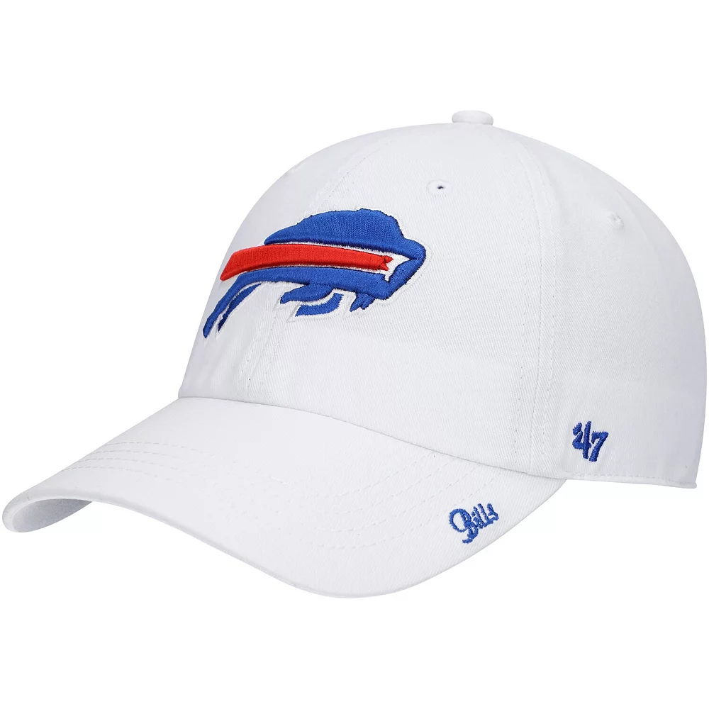 Unbranded Women's '47 White Buffalo Bills Miata Clean Up Logo Adjustable Hat 2 Unbranded Women's '47 White Buffalo Bills Miata Clean Up Logo Adjustable Hat - Image 2