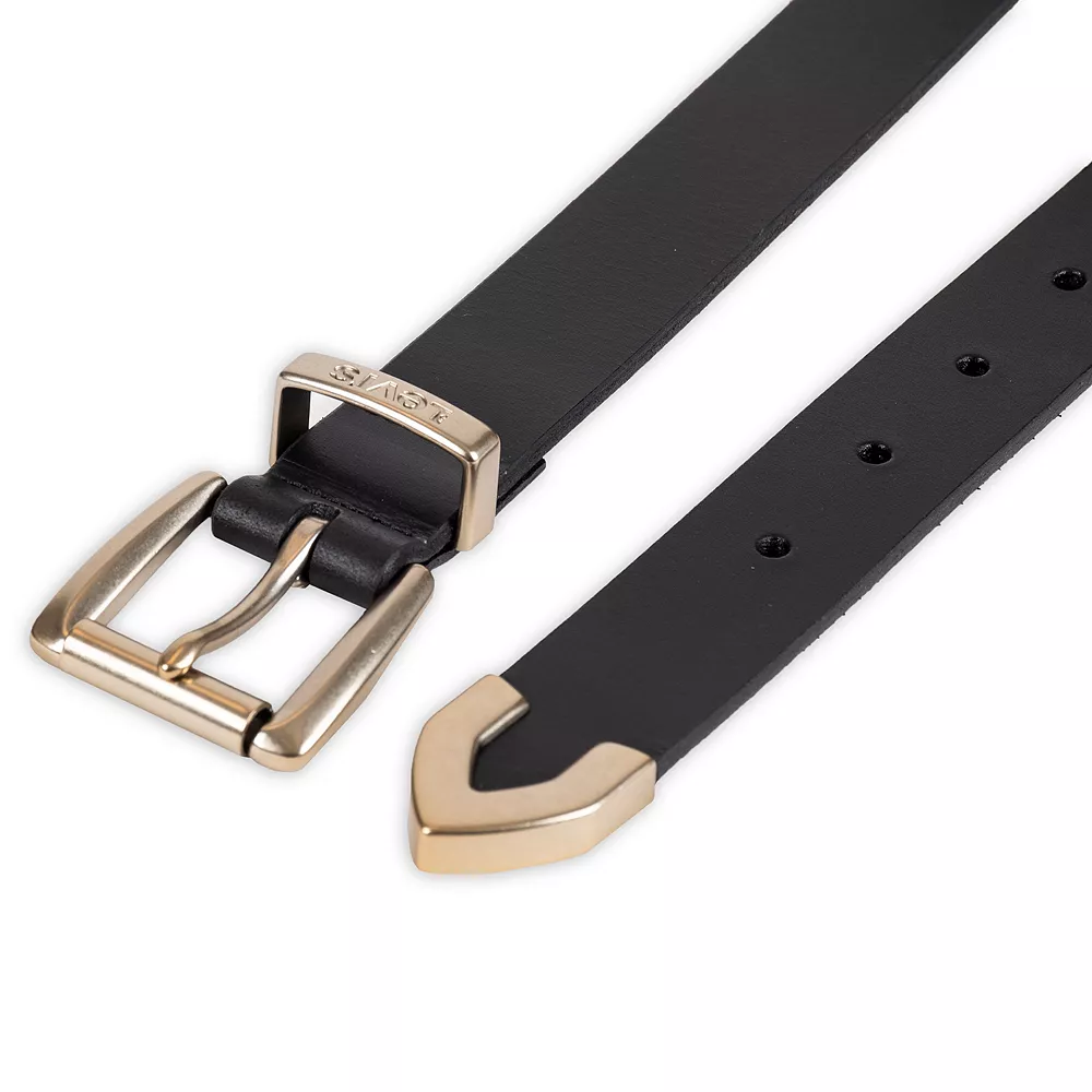 Women's & Plus Levi's® Western Metal Tip End Leather Belt 5 Women's & Plus Levi's® Western Metal Tip End Leather Belt - Image 5