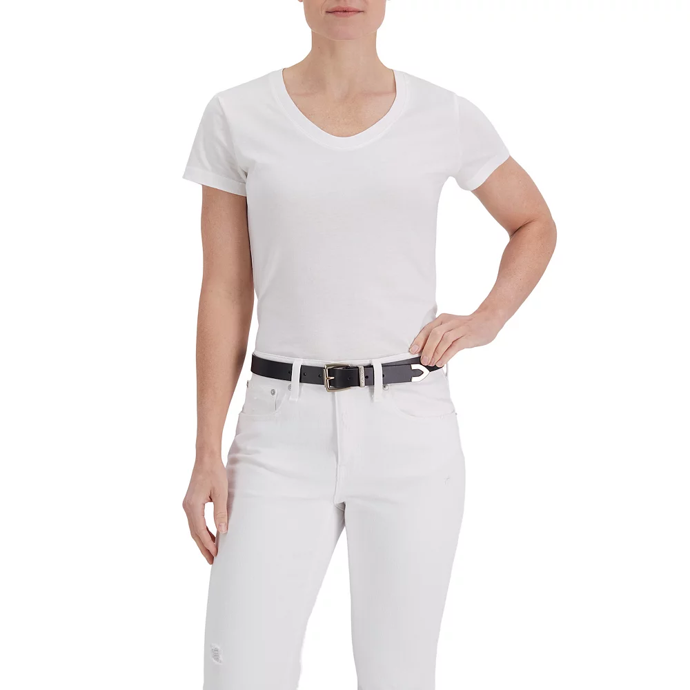 Women's & Plus Levi's® Western Metal Tip End Leather Belt 6 Women's & Plus Levi's® Western Metal Tip End Leather Belt - Image 6
