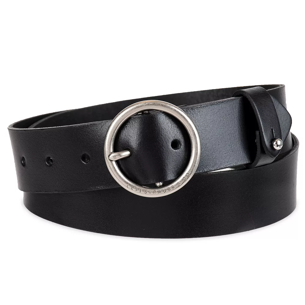 Women's & Plus Levi's® Circular Center Buckle Leather Belt - Image 2