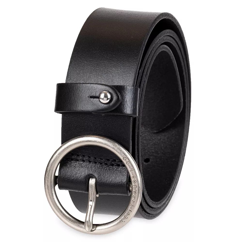 Women's & Plus Levi's® Circular Center Buckle Leather Belt - Image 3