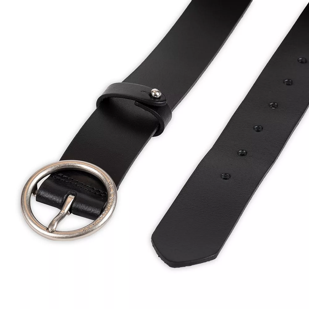 Women's & Plus Levi's® Circular Center Buckle Leather Belt - Image 5