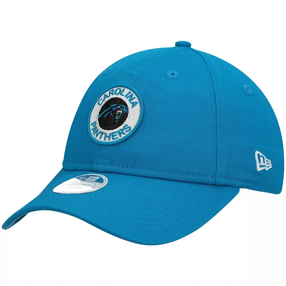 Women's New Era Blue Carolina Panthers Shiny Patch 9TWENTY Adjustable Hat 1 Women's New Era Blue Carolina Panthers Shiny Patch 9TWENTY Adjustable Hat