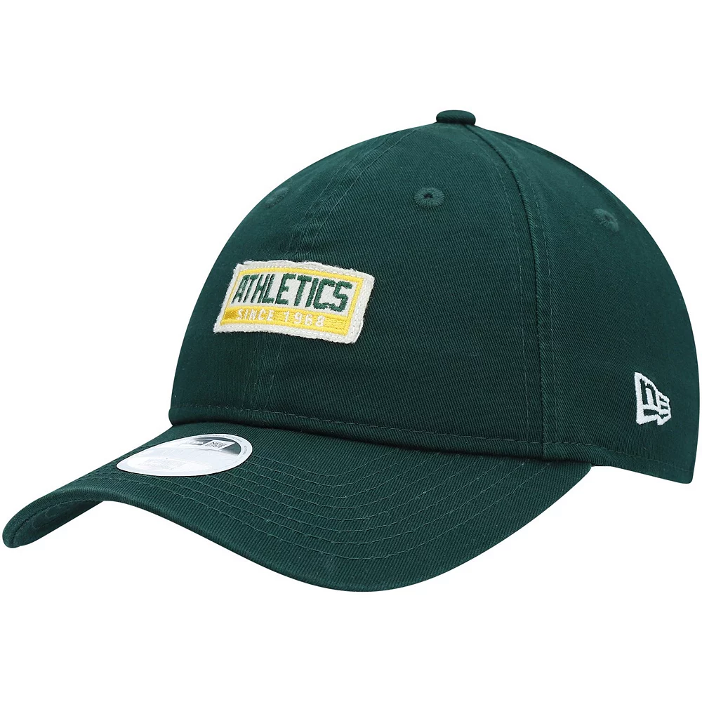 Women's New Era Green Oakland Athletics Patch Adjustable Hat 1 Women's New Era Green Oakland Athletics Patch Adjustable Hat