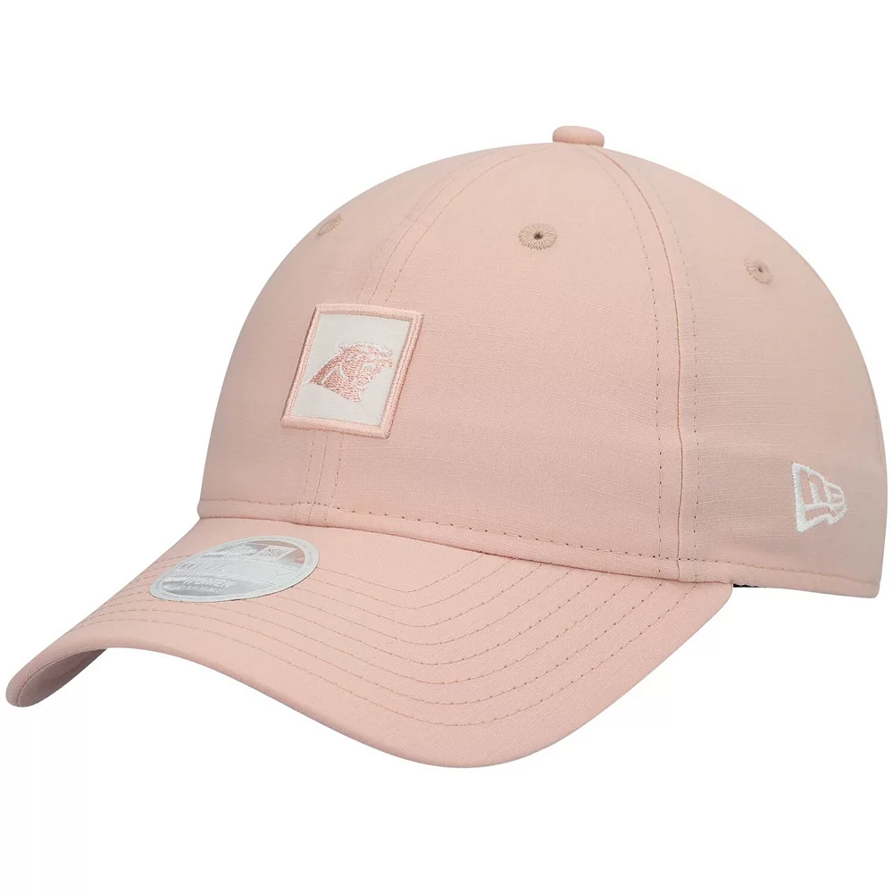 Women's New Era Pink Carolina Panthers Mini Patch 9TWENTY Adjustable Hat 2 Women's New Era Pink Carolina Panthers Mini Patch 9TWENTY Adjustable Hat - Image 2