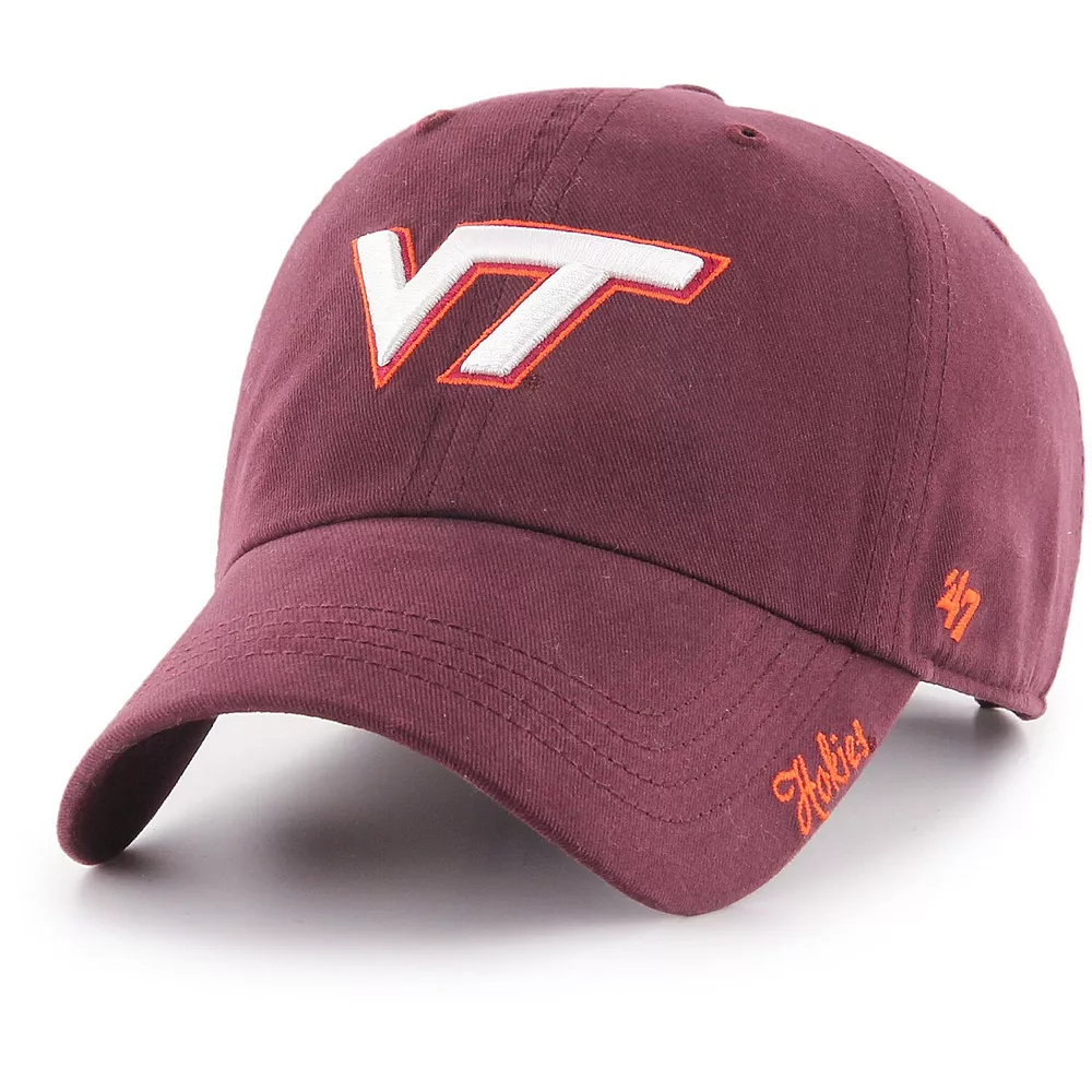 Unbranded Women's '47 Maroon Virginia Tech Hokies Miata Clean Up Logo Adjustable Hat 1 Unbranded Women's '47 Maroon Virginia Tech Hokies Miata Clean Up Logo Adjustable Hat
