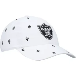 Women's '47 White Las Vegas Raiders Confetti Clean Up Adjustable Hat 5 Women's '47 White Las Vegas Raiders Confetti Clean Up Adjustable Hat -SHED RAIN Sales Store 5251776 ALT3