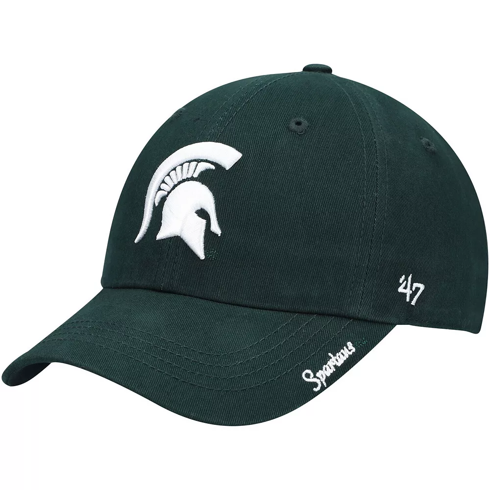 Women's '47 Green Michigan State Spartans Miata Clean Up Logo Adjustable Hat 2 Women's '47 Green Michigan State Spartans Miata Clean Up Logo Adjustable Hat - Image 2