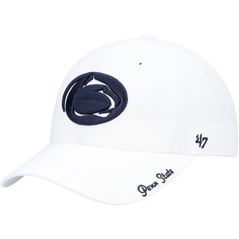 Unbranded Women's '47 White Penn State Nittany Lions Miata Clean Up Logo Adjustable Hat 1 Unbranded Women's '47 White Penn State Nittany Lions Miata Clean Up Logo Adjustable Hat