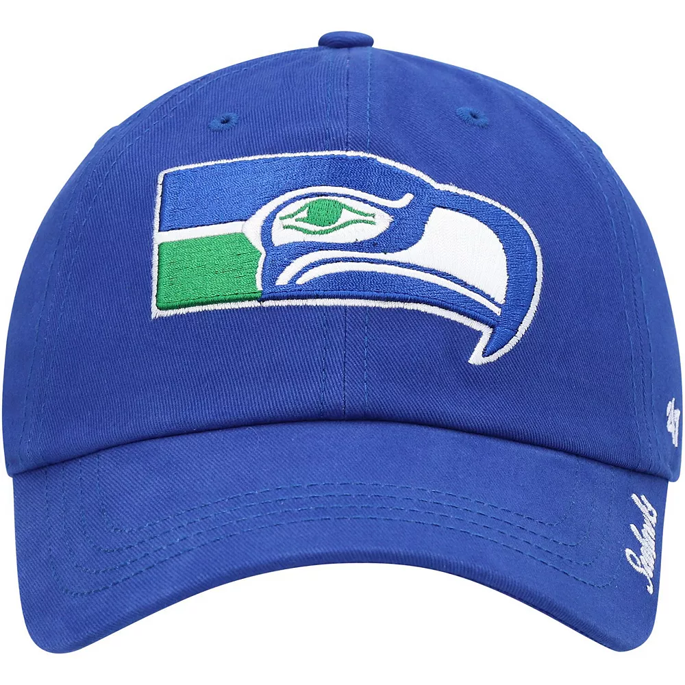 Women's '47 Royal Seattle Seahawks Miata Clean Up Legacy Adjustable Hat 2 Women's '47 Royal Seattle Seahawks Miata Clean Up Legacy Adjustable Hat - Image 2