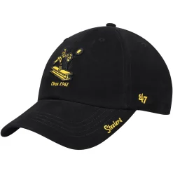 Women's '47 Black Pittsburgh Steelers Miata Clean Up Legacy Adjustable Hat -SHED RAIN Sales Store 5276080 ALT