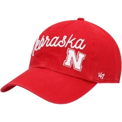 Women's '47 Scarlet Nebraska Huskers Millie Clean Up Adjustable Hat 4 Women's '47 Scarlet Nebraska Huskers Millie Clean Up Adjustable Hat -SHED RAIN Sales Store 5368728 ALT