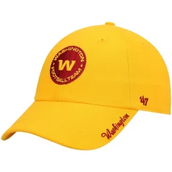 Women's '47 Gold Washington Football Team Miata Clean Up Secondary Logo Adjustable Hat -SHED RAIN Sales Store 5373635 ALT