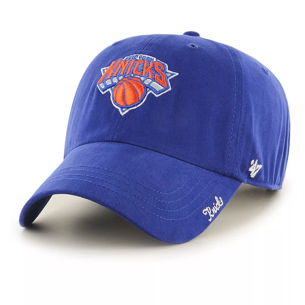 Women's '47 Blue New York Knicks Miata Clean Up Logo Adjustable Hat 2 Women's '47 Blue New York Knicks Miata Clean Up Logo Adjustable Hat - Image 2