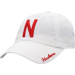 Unbranded Women's Top Of The World White Nebraska Huskers Staple Adjustable Hat