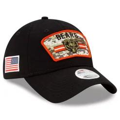 Women's New Era Black Chicago Bears 2021 Salute To Service 9TWENTY Adjustable Hat 4 Women's New Era Black Chicago Bears 2021 Salute To Service 9TWENTY Adjustable Hat -SHED RAIN Sales Store 5378943 ALT