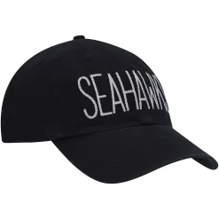 Women's '47 Black Seattle Seahawks Shimmer Text Clean Up Adjustable Hat 7 Women's '47 Black Seattle Seahawks Shimmer Text Clean Up Adjustable Hat -SHED RAIN Sales Store 5380986 ALT3